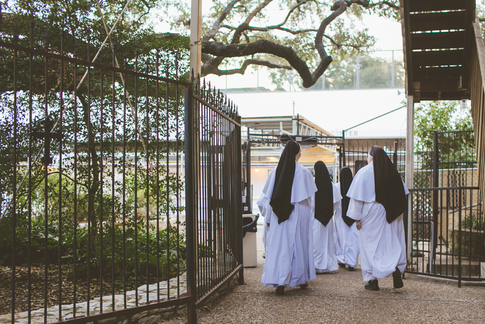 nuns at Catholic church