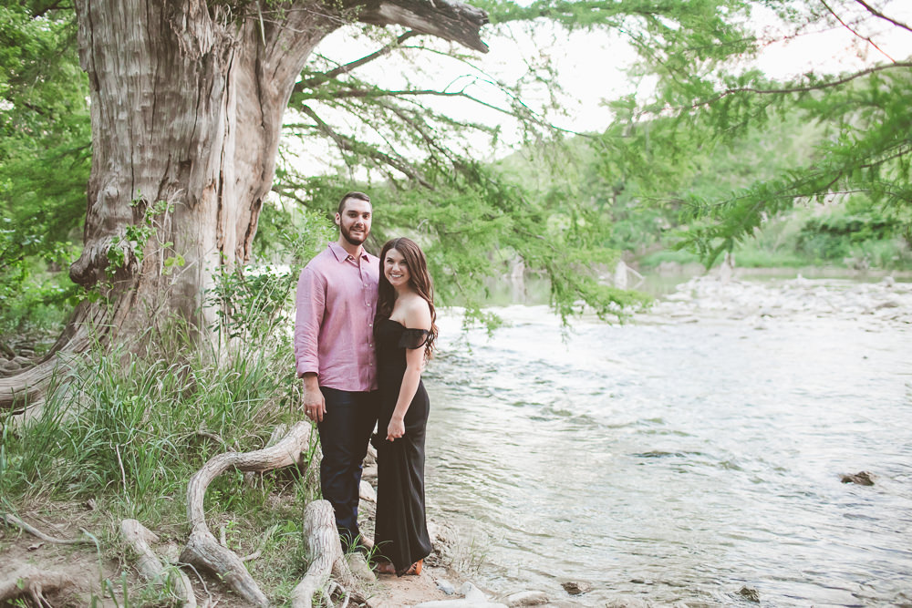Hill Country Engagement Session by the water