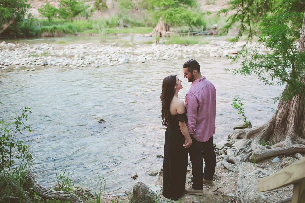 Hill Country Engagement Session by the water