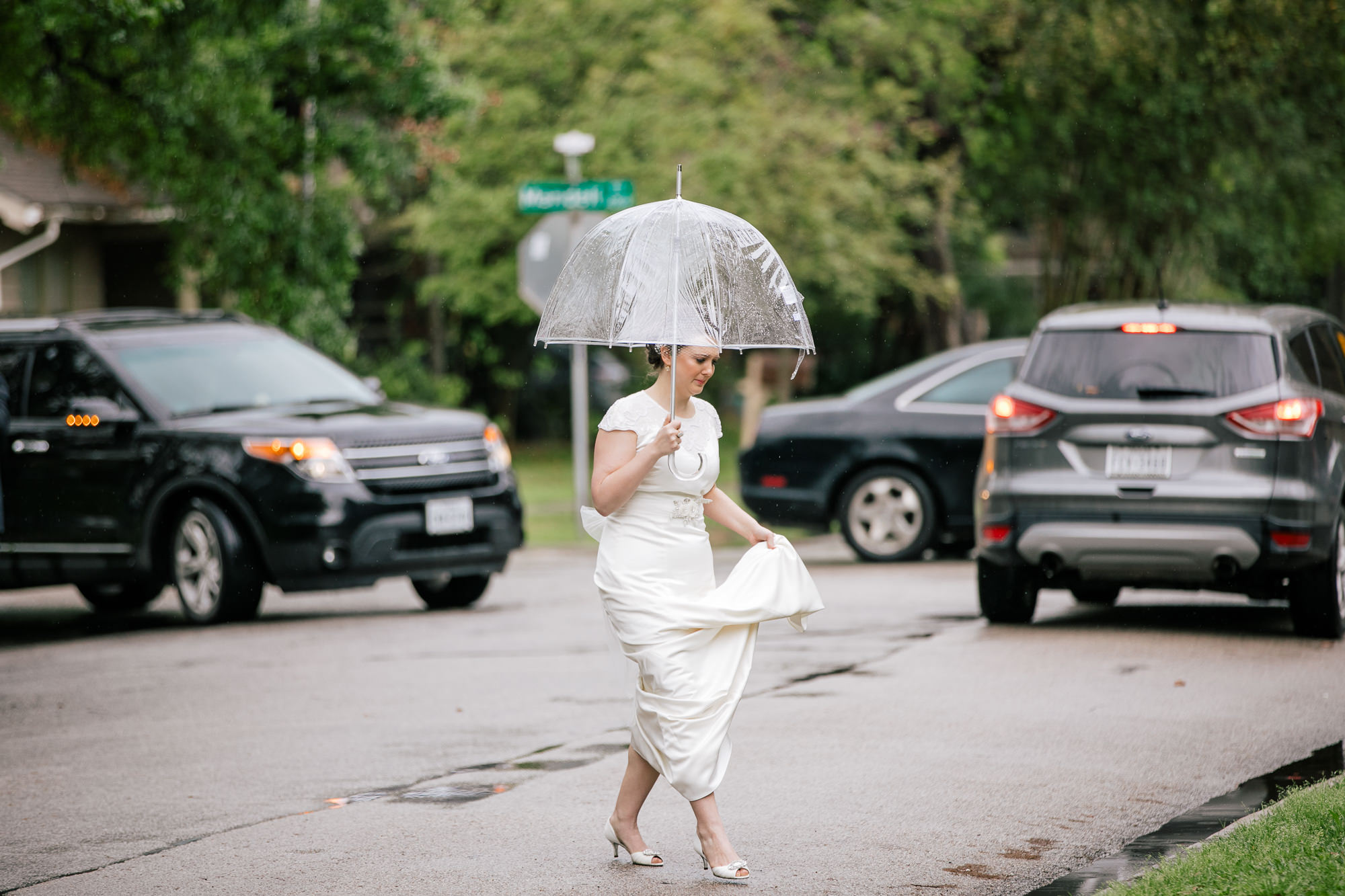Rainy Houston Wedding